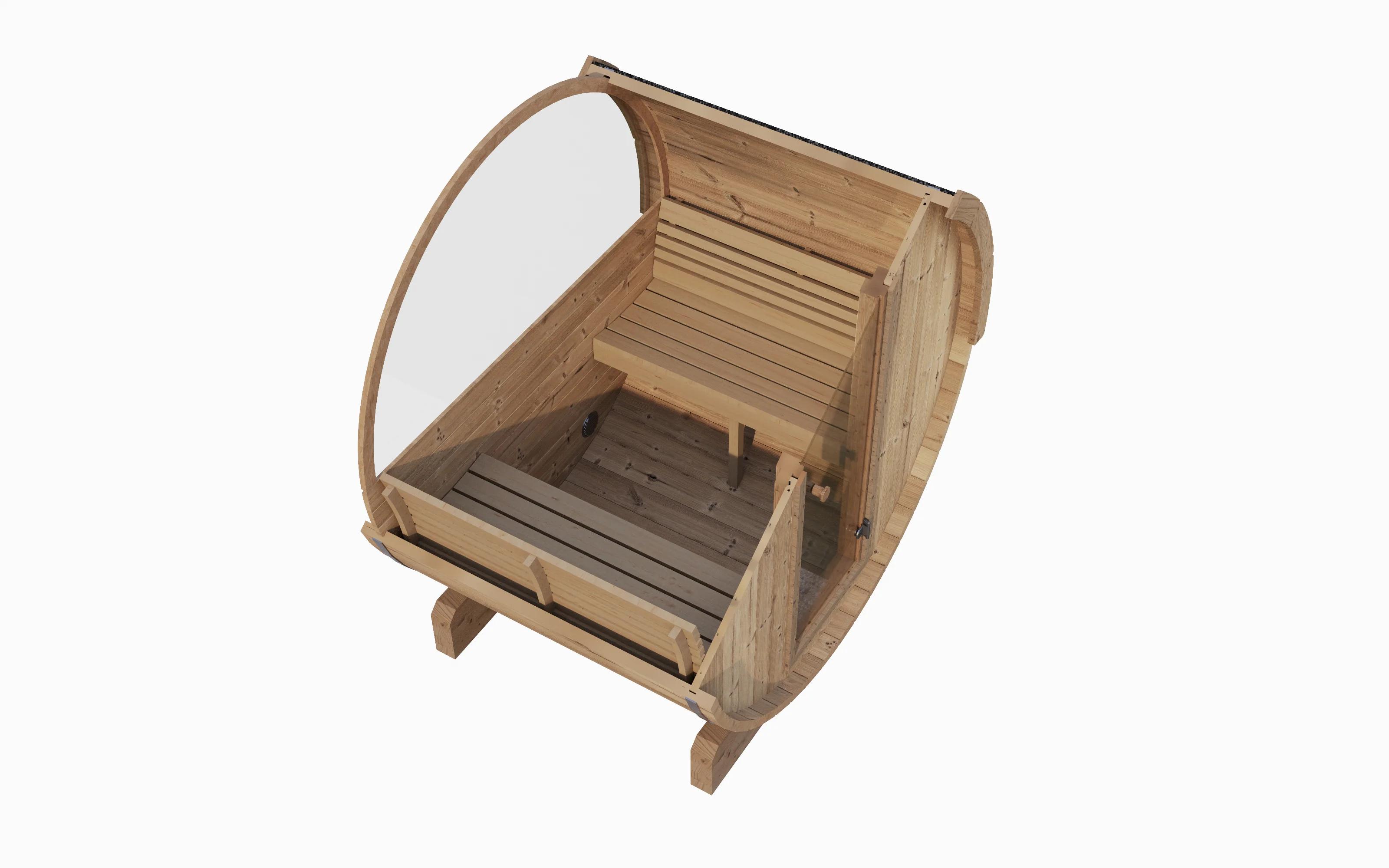 SaunaLife ERGO Series Model E6W Sauna Barrel-Window - Image 6