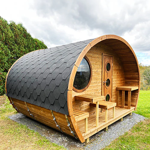 SaunaLife Garden-Series Model G11 Outdoor Home Sauna Kit - Image 3