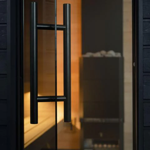 SaunaLife Garden-Series Model G6 Pre-Assembled Outdoor Home Sauna - Image 4