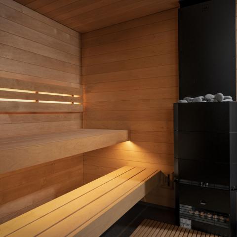 SaunaLife Garden-Series Model G6 Pre-Assembled Outdoor Home Sauna - Image 5