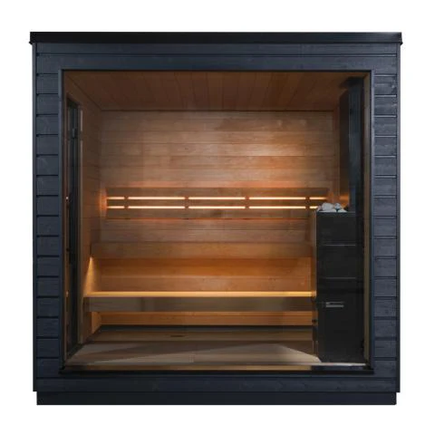 SaunaLife Garden-Series Model G6 Pre-Assembled Outdoor Home Sauna - Image 6
